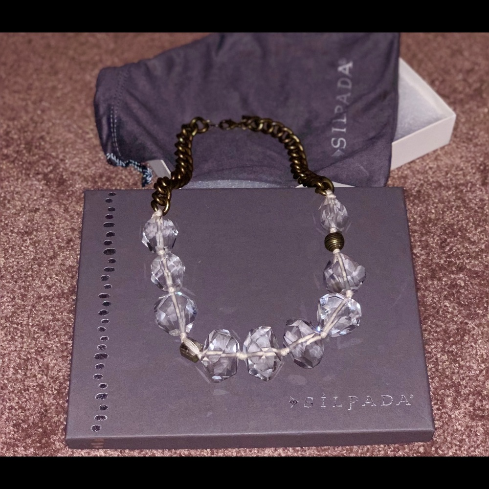 NEW silpada Crystal rocks necklace